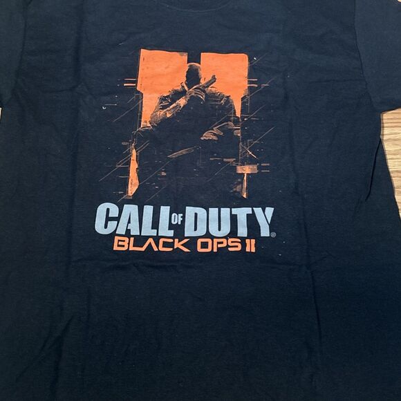 Y2K Call of Duty Black Ops 2 Video Game Promo 2012 T-Shirt Mens Large Tee Rare - Picture 2 of 6